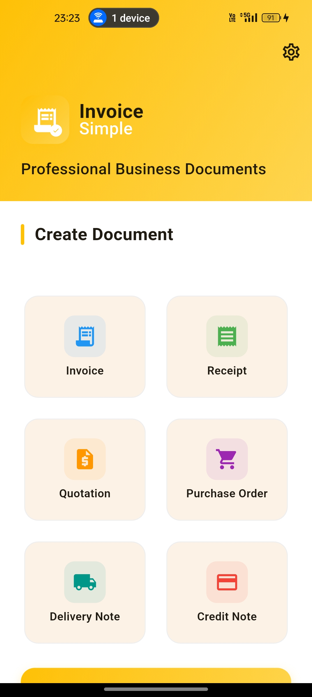 Invoice Simple - Mobile Invoice App